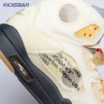 OFF-WHITE x Air Jordan 5 "Sail" Men's - Image 13