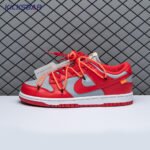 Off-White x Dunk Low 'University Red' Men's - Image 3