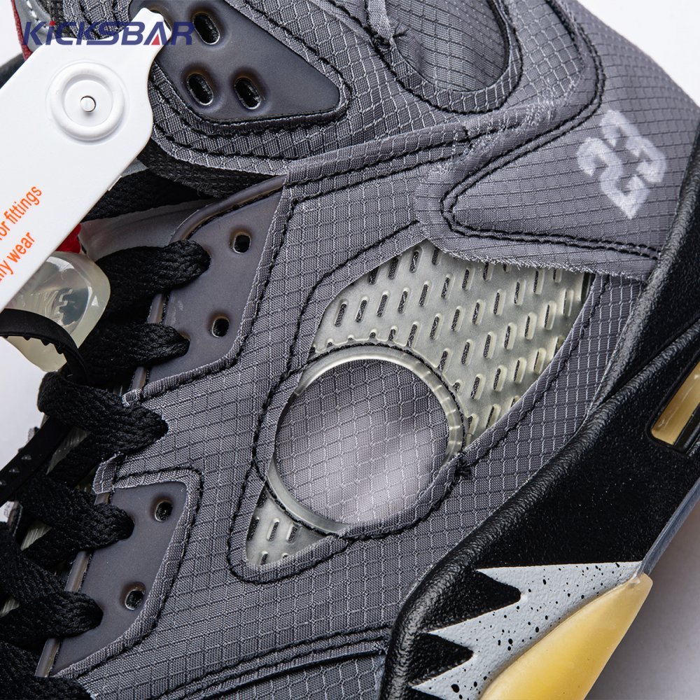 Off-White x Air Jordan 5 Retro SP Muslin Unisex - Image 11
