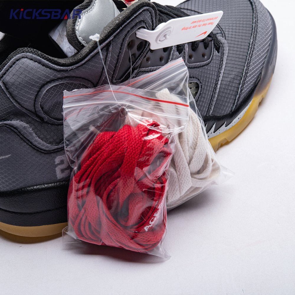 Off-White x Air Jordan 5 Retro SP Muslin Unisex - Image 17