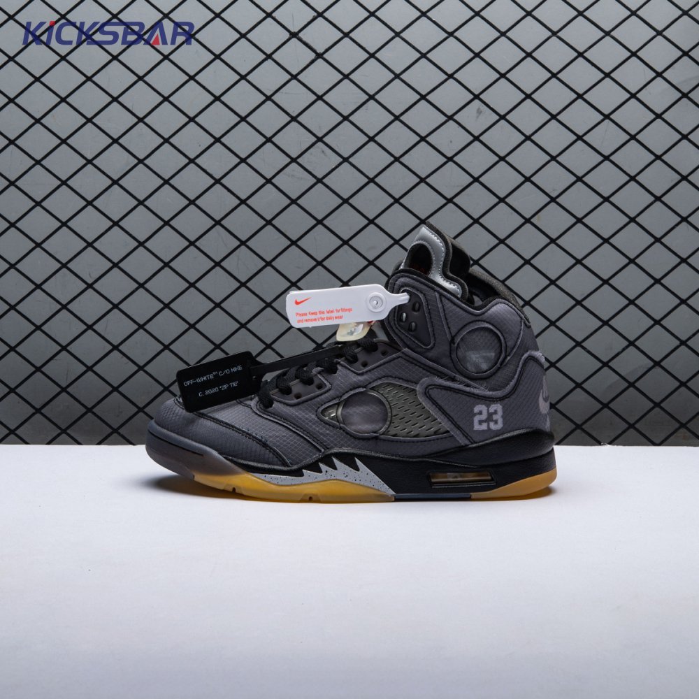 Off-White x Air Jordan 5 Retro SP Muslin Unisex - Image 3