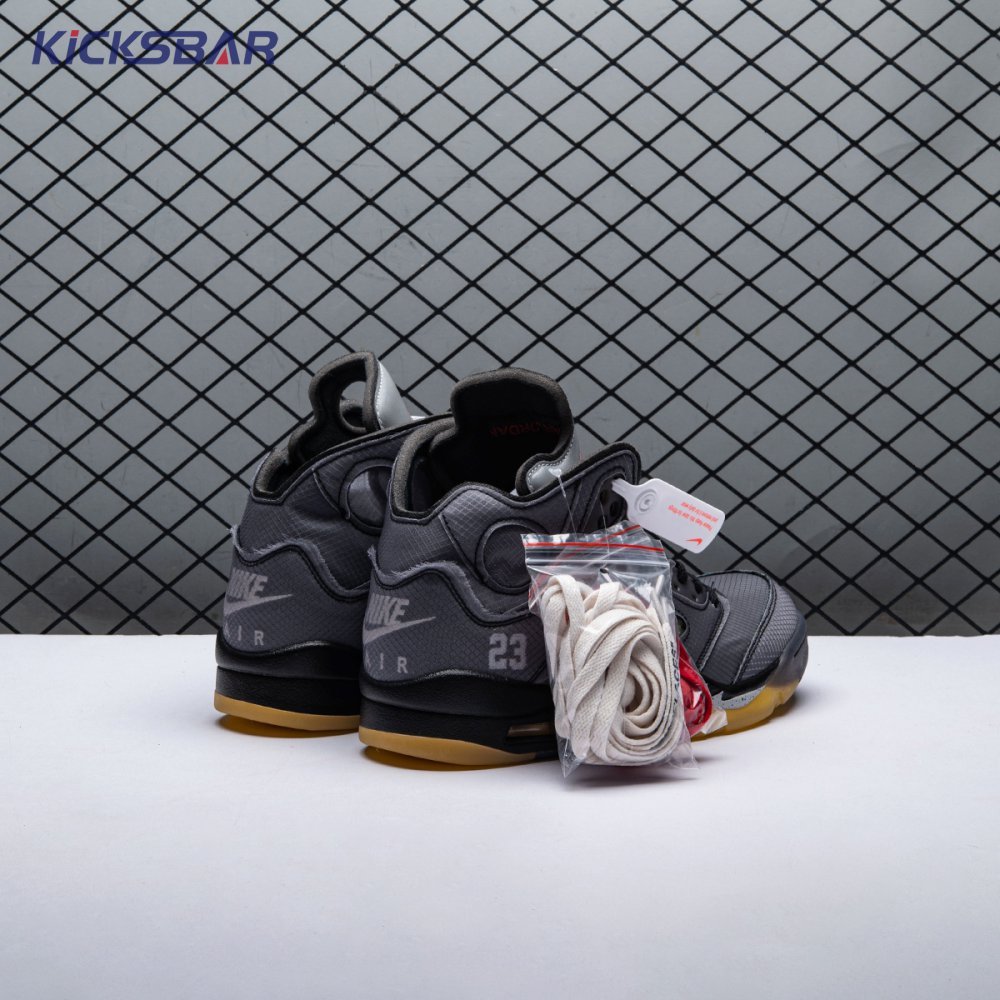 Off-White x Air Jordan 5 Retro SP Muslin Unisex - Image 7