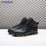 Air Jordan 10 Black Yellow HJ6779-001 Men's - Image 2
