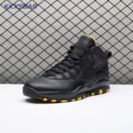 Air Jordan 10 Black Yellow HJ6779-001 Men's - Image 3
